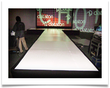 Pasarela 0.5 mts. Cubierta Melamina Blanca